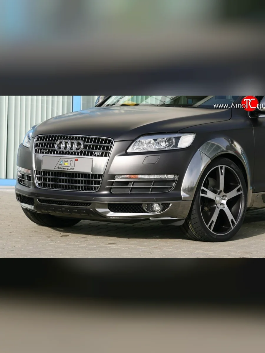 Накладка переднего бампера ABT Audi Q7 4L дорестайлинг (2005-2009)  в Перми Пермском крае