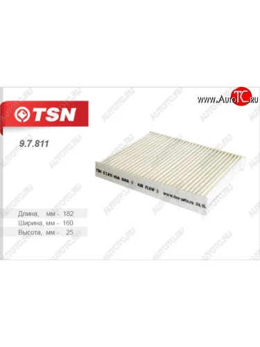 Салонный фильтр TSN KIA Soul  AM (2008-2014) дорестайлинг, рестайлинг