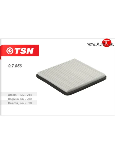 Салонный фильтр TSN Chevrolet Spark  M300 (2010-2015) дорестайлинг