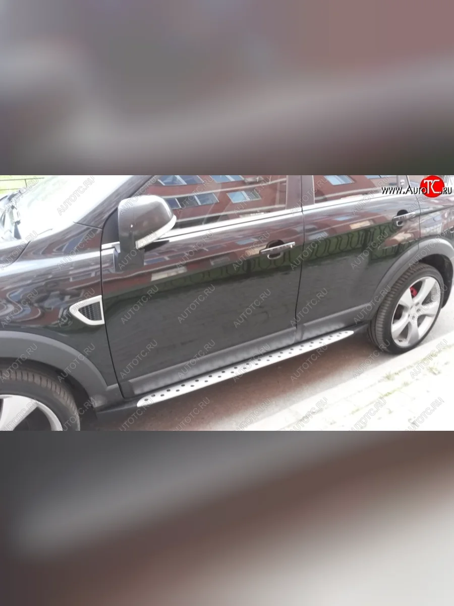 Пороги BMW Style Chevrolet Captiva  дорестайлинг (2006-2011)  в Самаре Самарской области