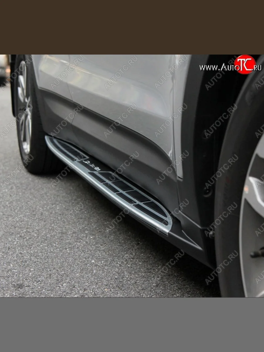 Пороги Original Design Style Hyundai IX35 LM дорестайлинг (2009-2013)  в Самаре Самарской области