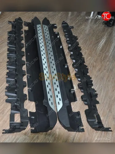 Пороги OEM Style Mercedes-Benz GLK class X204 дорестайлинг (2008-2012)