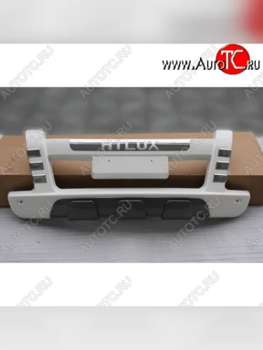 Накладка на передний бампер Original Design Toyota Hilux AN120 дорестайлинг (2016-2020)