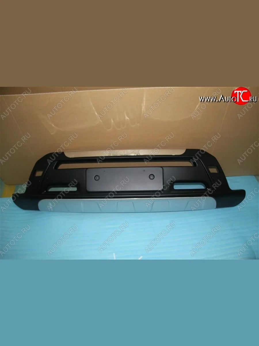 Накладка на передний бампер SuvStyle v1 Toyota RAV4 XA30 5 дв. 2-ой рестайлинг (2010-2013) (Неокрашенная)  в Воронеже Воронежской области