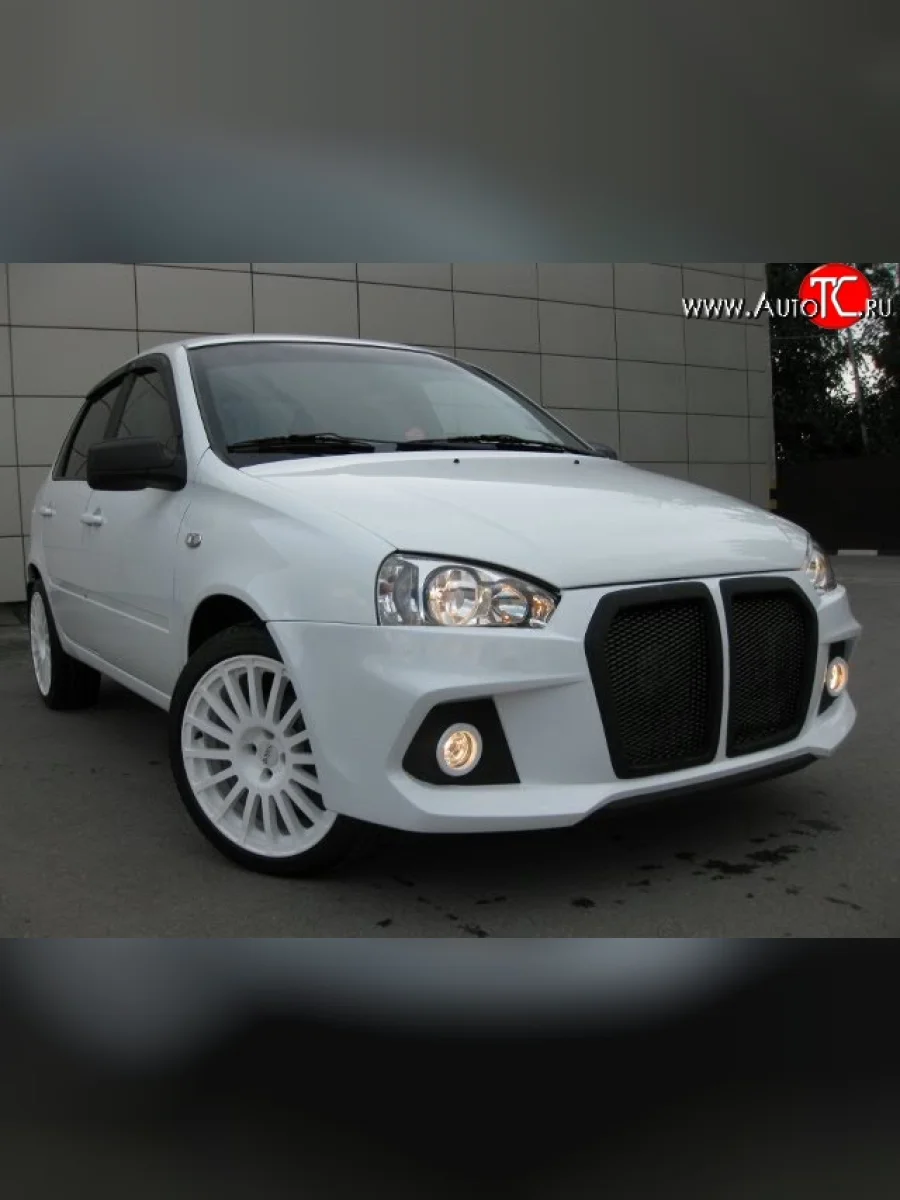 Передний бампер Фантом Лада ВАЗ Калина 1119 хэтчбек (2004-2013) (Неокрашенный)  в Перми Пермском крае