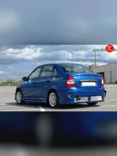 Задний бампер E4 Лада ВАЗ Калина 1118 седан (2004-2013)