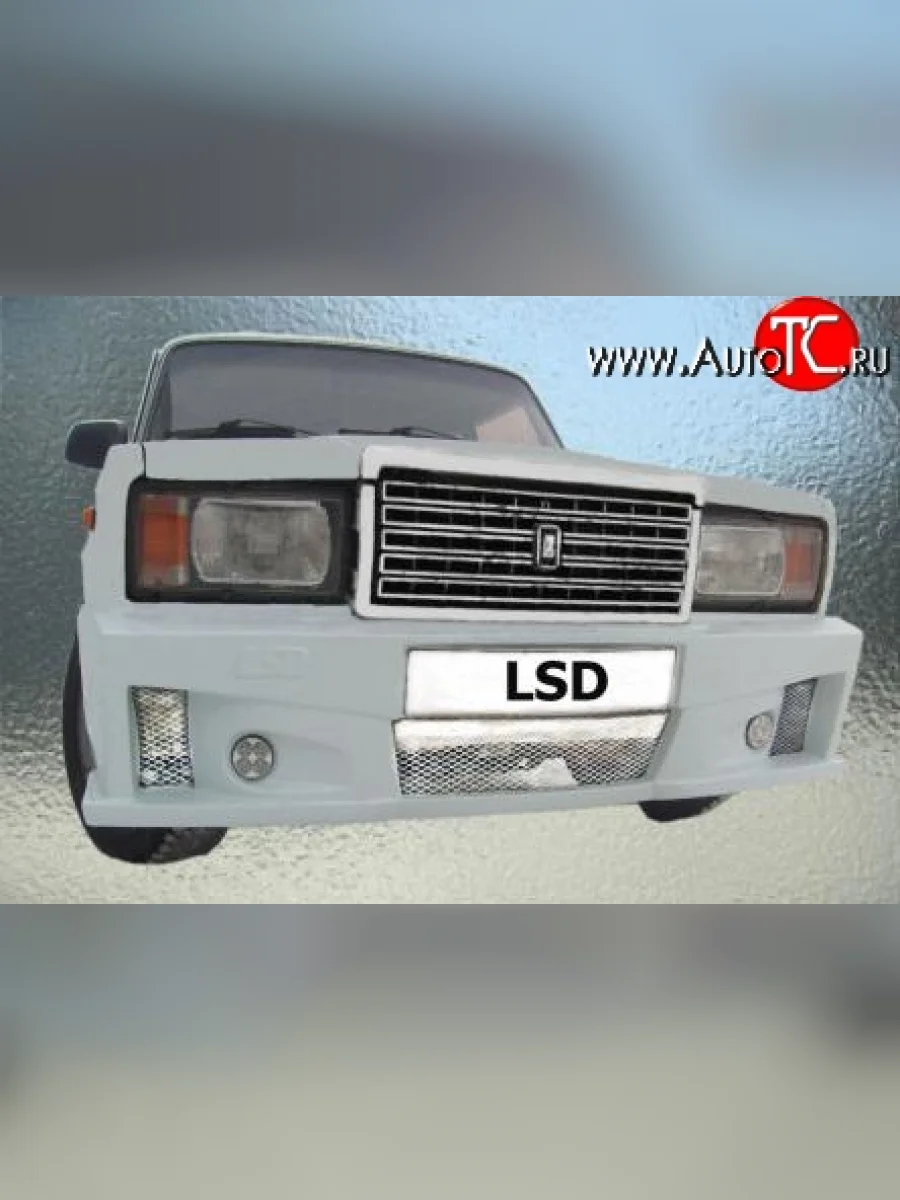 Передний бампер LSD Лада ВАЗ 2105 (1979-2010) (Неокрашенный)  в Керчи Республика Крым