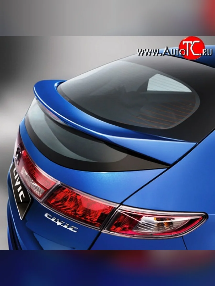 Спойлер Type-R Honda Civic FK,FN хэтчбэк 5 дв. дорестайлинг (2005-2008) (Неокрашенный)  в Самаре Самарской области