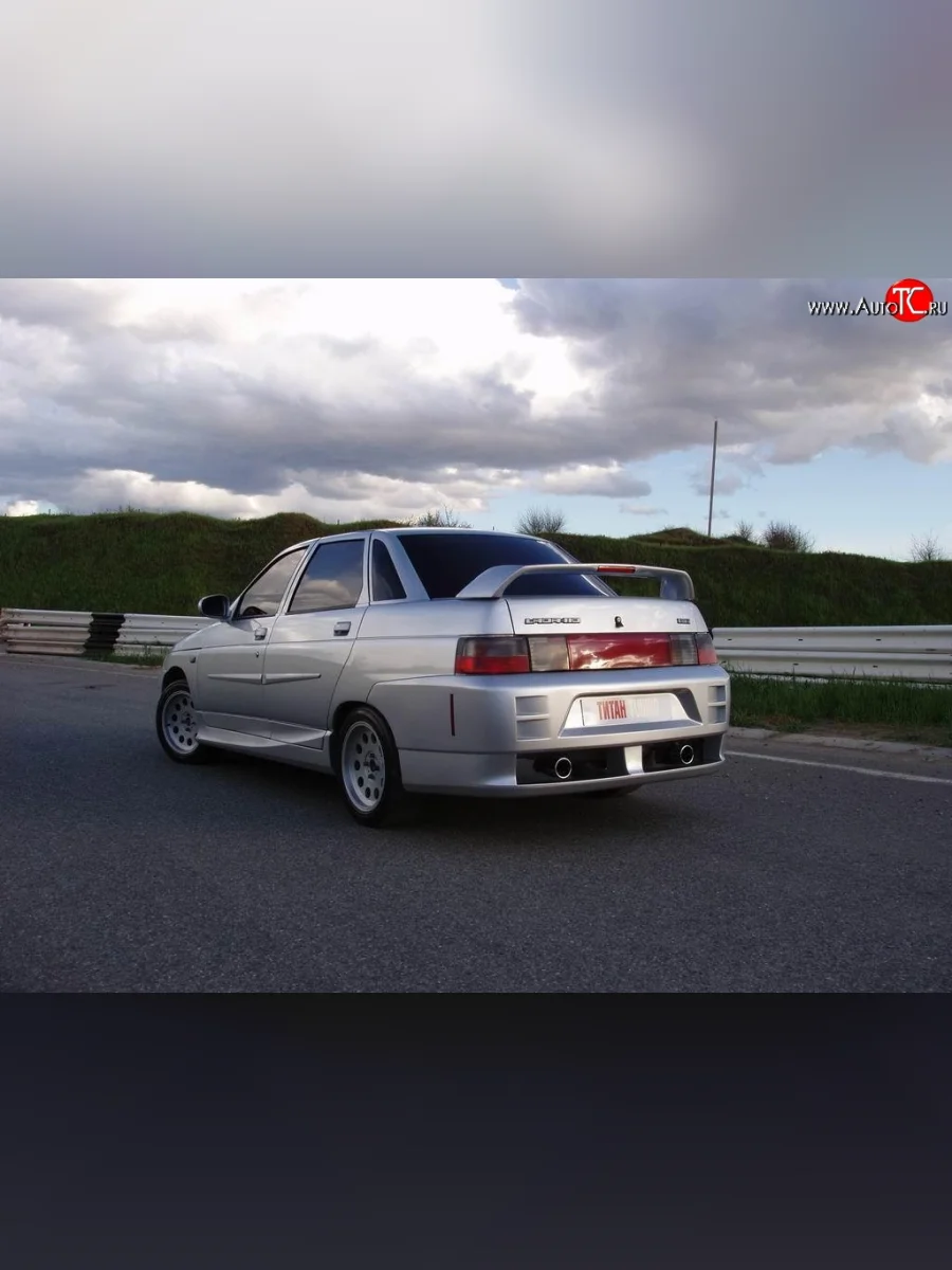 Задний бампер Titan-Racing 2  Лада ВАЗ 2110 (1995-2007) (Неокрашенный)  с доставкой в г. Керчь