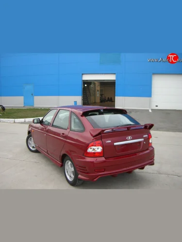 Задний бампер Матэ Спорт Лада ВАЗ Приора  2172 (2008-2014) хэтчбек дорестайлинг