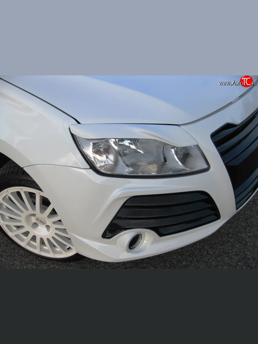 Реснички на фары LSD-Estet Лада ВАЗ Гранта 2190 седан  дорестайлинг (2011-2017) (Неокрашенные)  в Воронеже Воронежской области