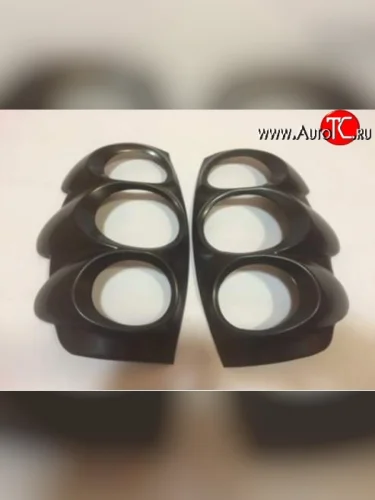 Комплект накладок Кураж на фонари (до 2009 г) Chevrolet Niva  2123 (2002-2008), Лада ВАЗ 2123 (Нива Шевроле) (2002-2008)