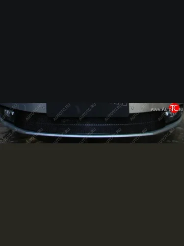 Защитная решётка в воздуховод автомобиля Russtal (черная) Skoda Superb B8 (3V) лифтбэк дорестайлинг (2015-2019)