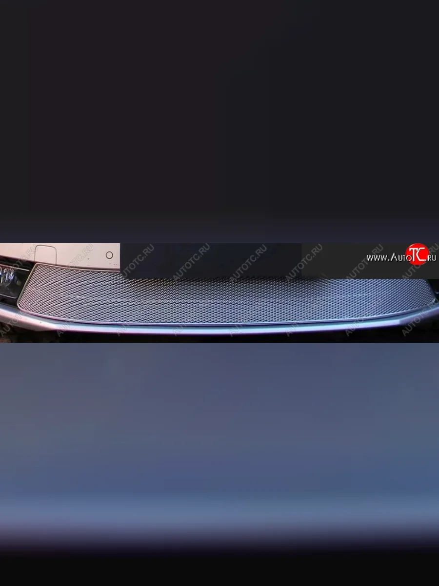 Защитная решётка в воздуховод автомобиля Russtal (хром) Skoda Superb B8 (3V) лифтбэк дорестайлинг (2015-2019)  в Перми Пермском крае