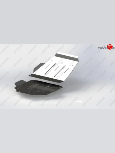 Защита картера и радиатора двигателя Russtal Toyota Land Cruiser 200 дорестайлинг (2007-2012)