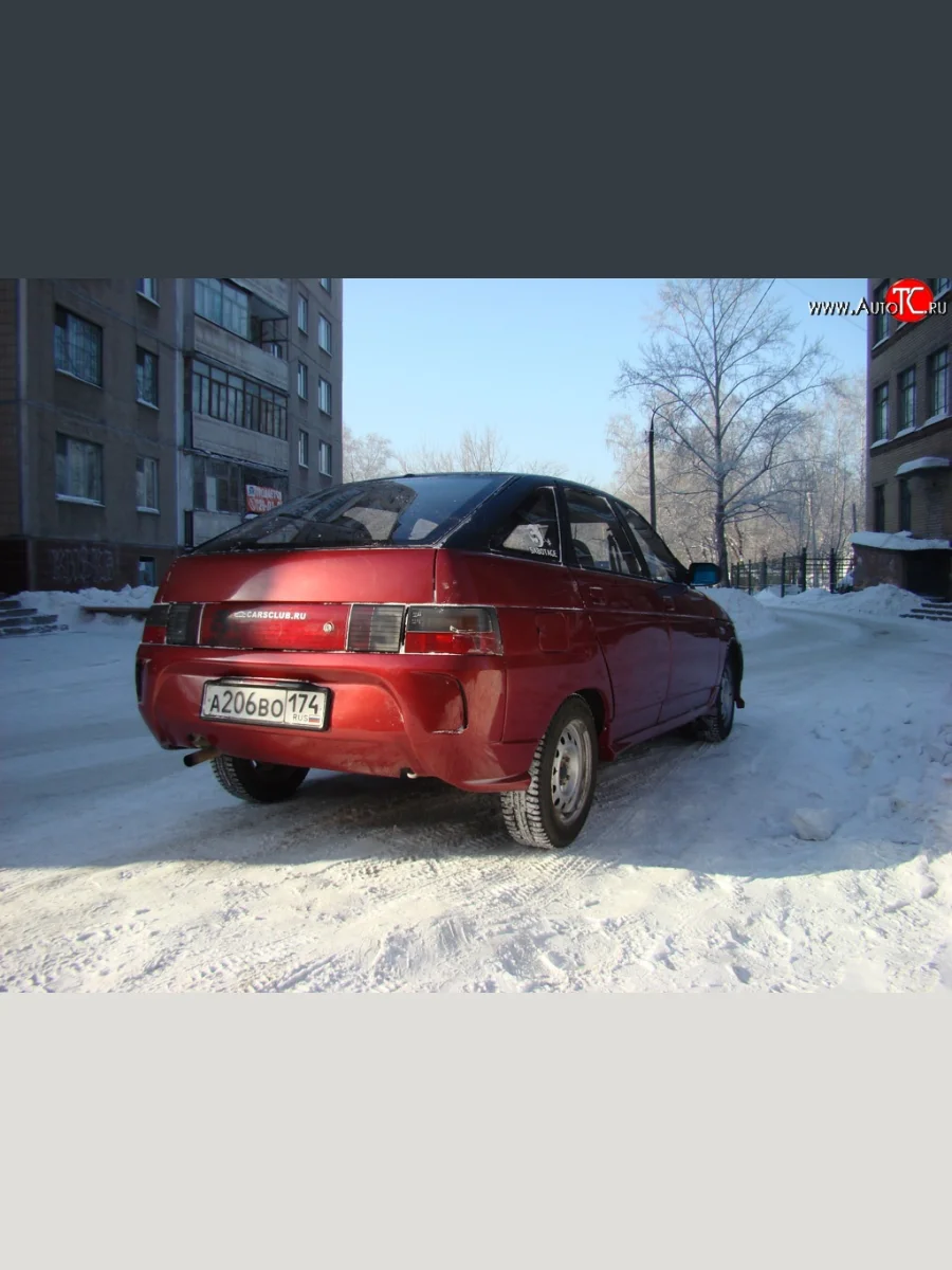 Задний бампер Street Лада ВАЗ 2112 купе (2002-2009) (Неокрашенный)  в Керчи Республика Крым