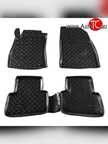 Комплект ковриков в салон Aileron 4 шт. (полиуретан) Nissan Juke 1 YF15 дорестайлинг (2010-2014)