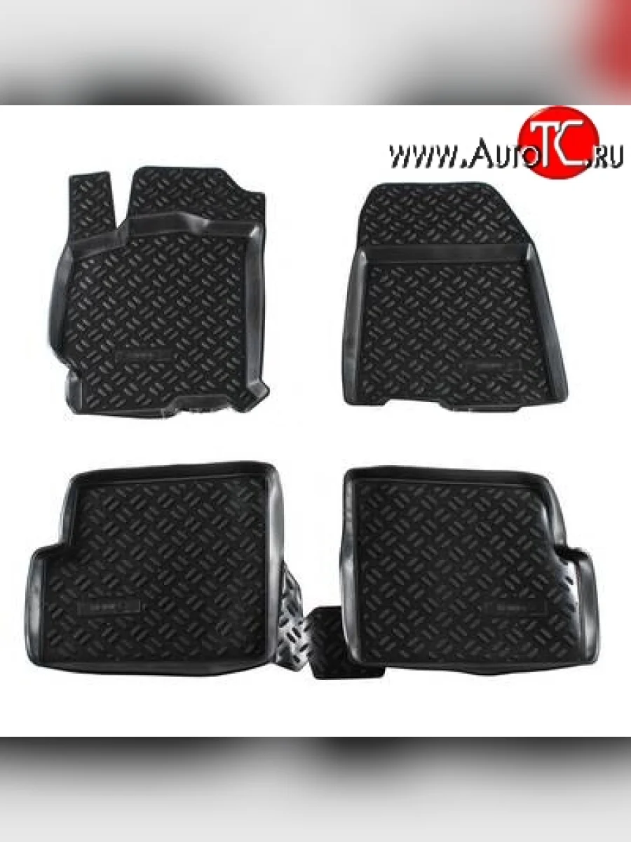 Комплект ковриков в салон Aileron 4 шт. (полиуретан) Haima 3 HMC7185A седан (2010-2013)  с доставкой в г. Керчь