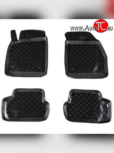 Комплект ковриков в салон Aileron 4 шт. (полиуретан) Chevrolet Cruze J300 седан дорестайлинг (2009-2012)