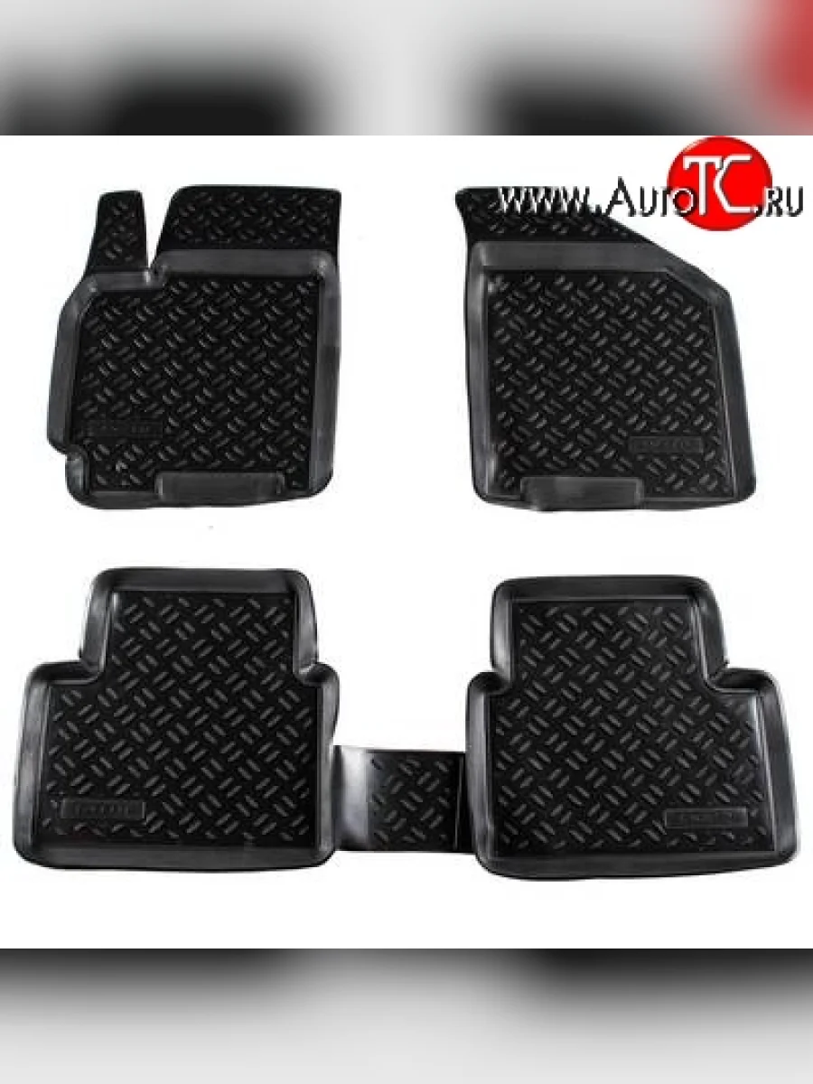 Комплект ковриков в салон Aileron 4 шт. (полиуретан) Daewoo Gentra KLAS седан (2012-2016)  в Керчи Республика Крым
