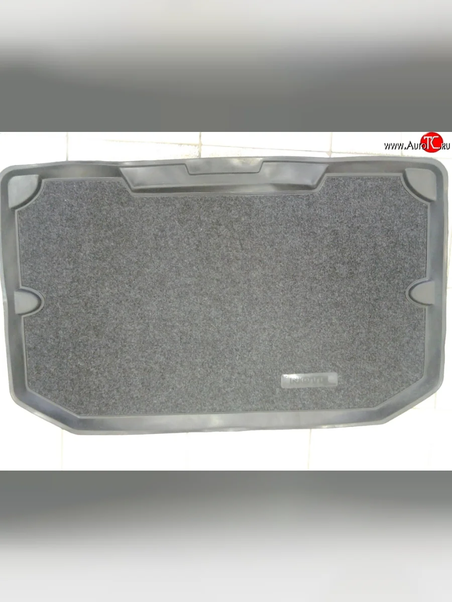 Коврик в багажник Aileron (полиуретан, покрытие Soft) Nissan Note 1 E11 дорестайлинг (2004-2008)  в Керчи Республика Крым