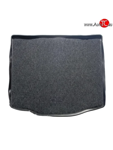 Коврик в багажник Aileron (полиуретан, покрытие Soft) Ford Focus 3 седан рестайлинг (2014-2019)