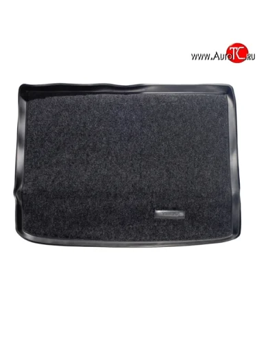 Коврик в багажник Aileron (полиуретан, покрытие Soft) Volkswagen Tiguan NF дорестайлинг (2006-2011)