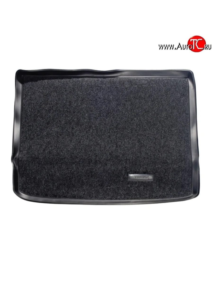 Коврик в багажник Aileron (полиуретан, покрытие Soft)  Volkswagen Tiguan (2006-2011) NF  в Керчи Республика Крым