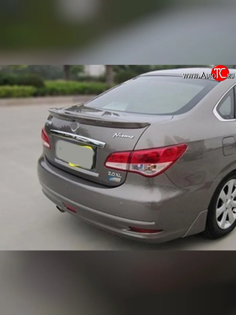 Лип спойлер M-VRS Nissan Almera 3 G15 седан (2012-2019) (Неокрашенный)  в Самаре Самарской области