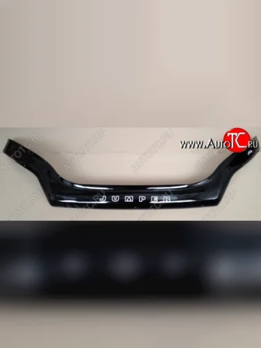 Дефлектор капота (с заходом на фары) Russtal CITROEN Jumper 290 рестайлинг (2014-2022)