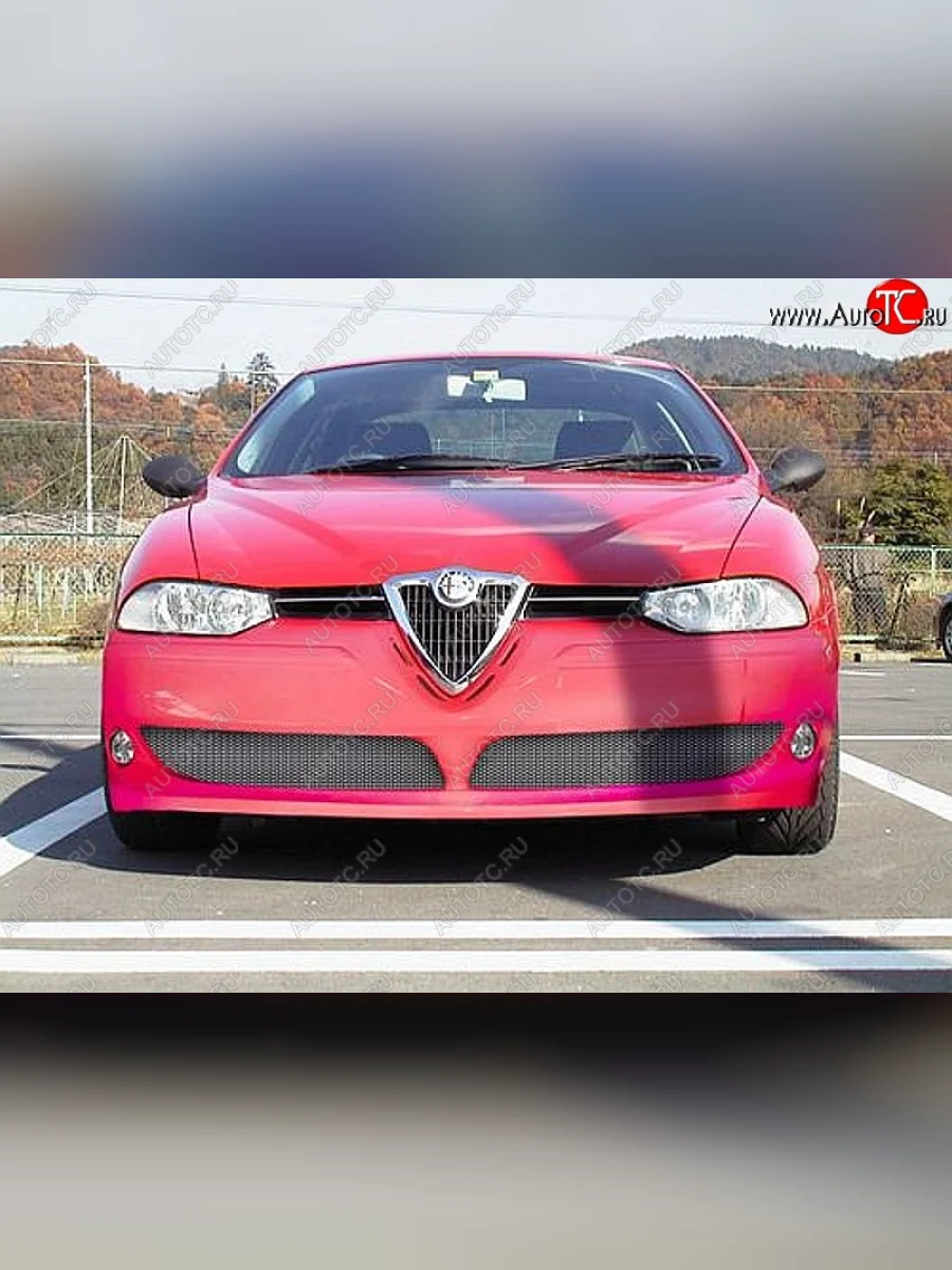 Передний бампер CT Alfa Romeo 156 932 дорестайлинг, седан (1996-2002) (Неокрашенный)  в Воронеже Воронежской области