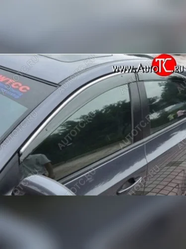 Комплект дефлекторов окон (ветровиков) 4 шт. CT Chery Tiggo T11 дорестайлинг (2005-2013)