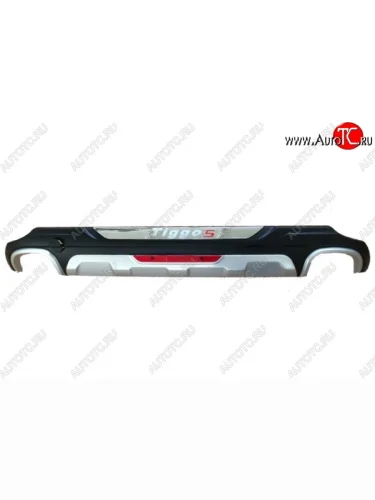 Накладка на задний бампер CT Chery Tiggo 5 (T21) дорестайлинг (2014-2017)
