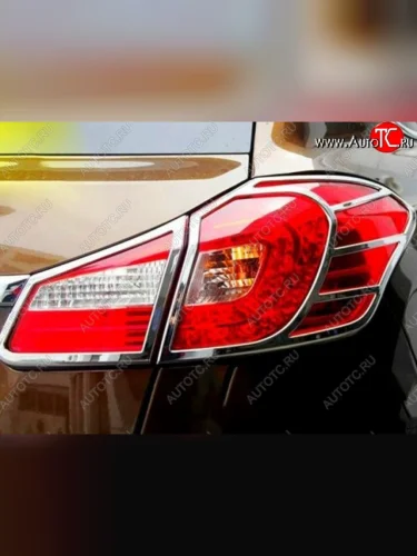 Накладки на фонари СТ Chery Tiggo 5 (T21) дорестайлинг (2014-2017)