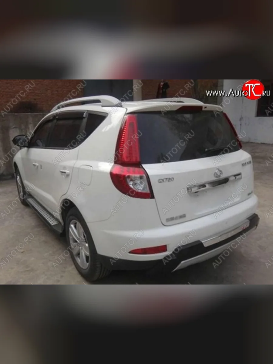 Накладка на задний бампер СТ Geely GX7 (2011-2015) (Неокрашенная)  с доставкой в г. Керчь