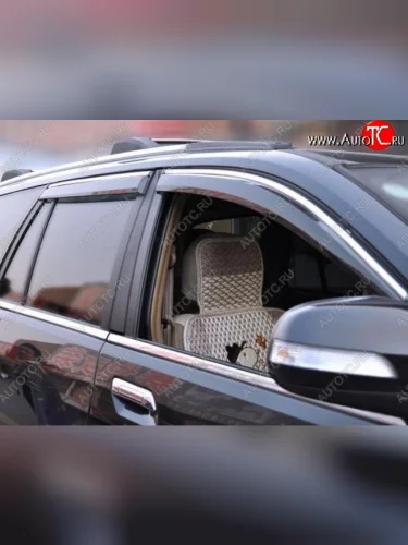 Комплект дефлекторов окон (ветровиков) 4 шт. СТ Great Wall Hover H3  дорестайлинг (2010-2014)