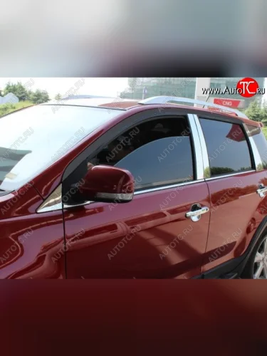 Накладки на центральные стойки дверей СТ Great Wall Hover M4 (2012-2016)