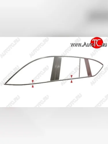 Нижние накладки на двери СТ Geely GX7 (2011-2015)