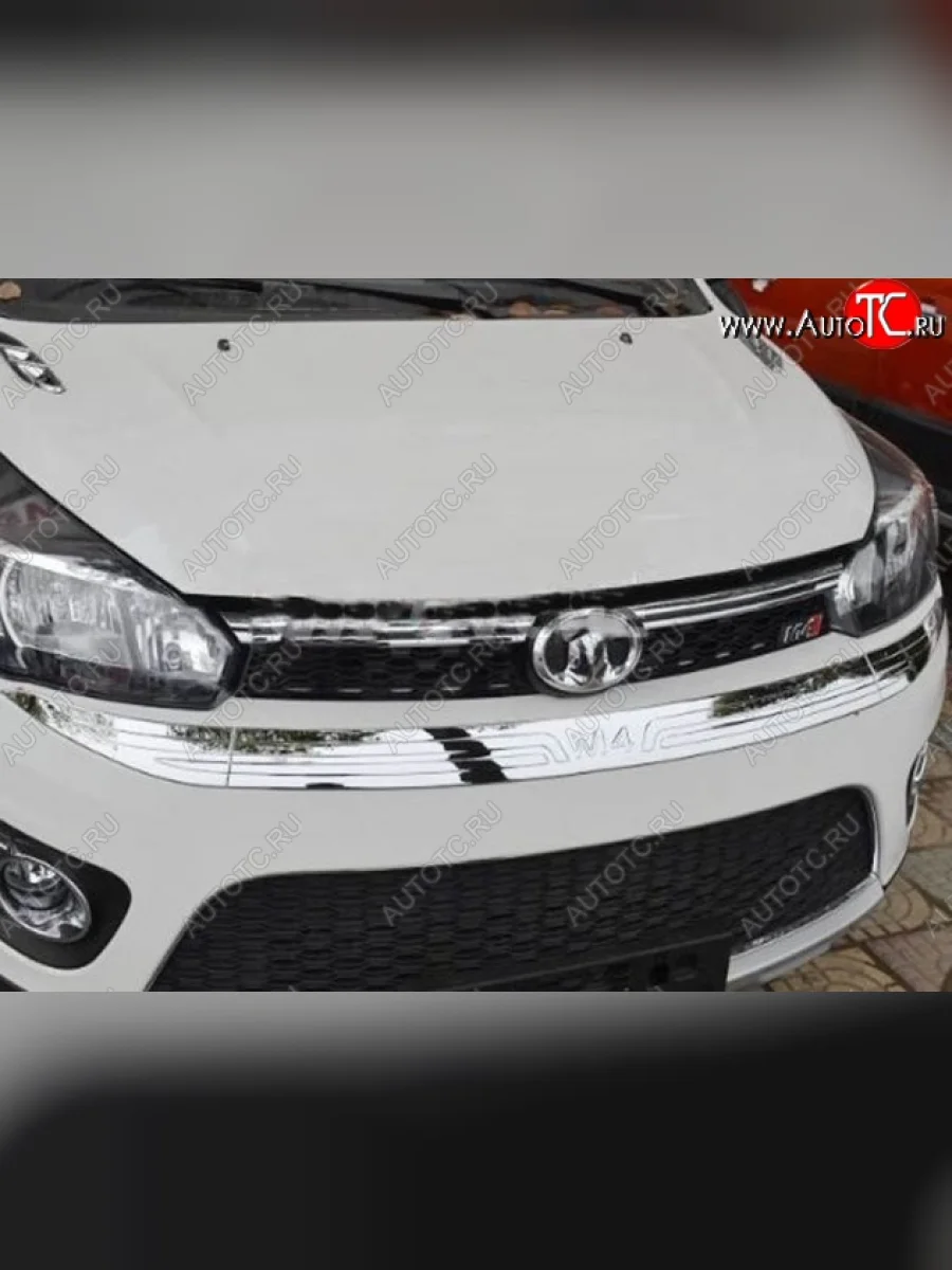 Декоративная накладка на передний бампер СТ Great Wall Hover M4 (2012-2016) (Неокрашенная)  в Керчи Республика Крым