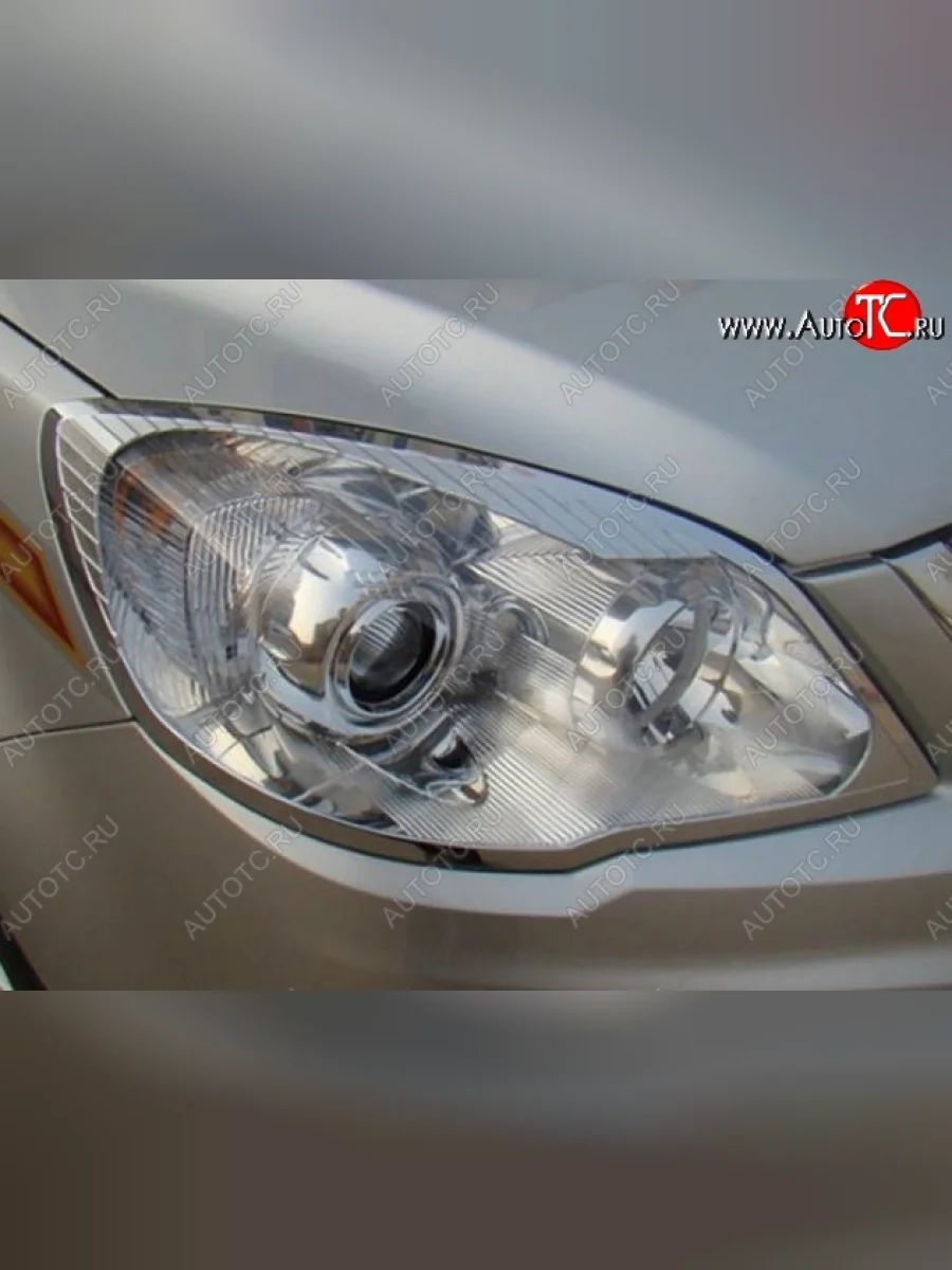 Накладки на фары СТ Great Wall Hover H6 (2012-2016) (Неокрашенные)  в Воронеже Воронежской области