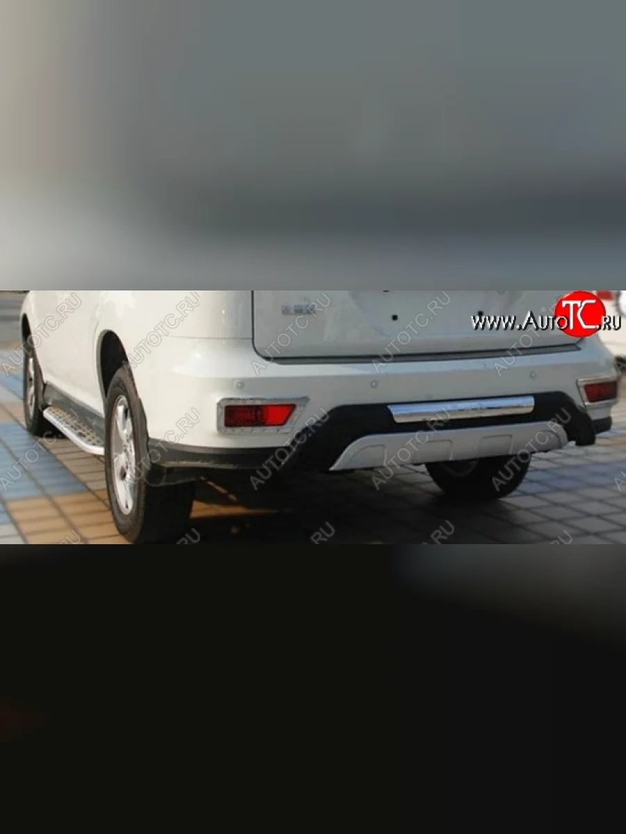 Накладка на задний бампер СТ BYD S6 (2011-2017) (Неокрашенная)  с доставкой в г. Керчь