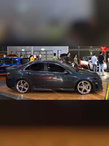 Пороги накладки Mugen Style дорестайлинг Honda Accord  7 CL (2002-2005) седан дорестайлинг