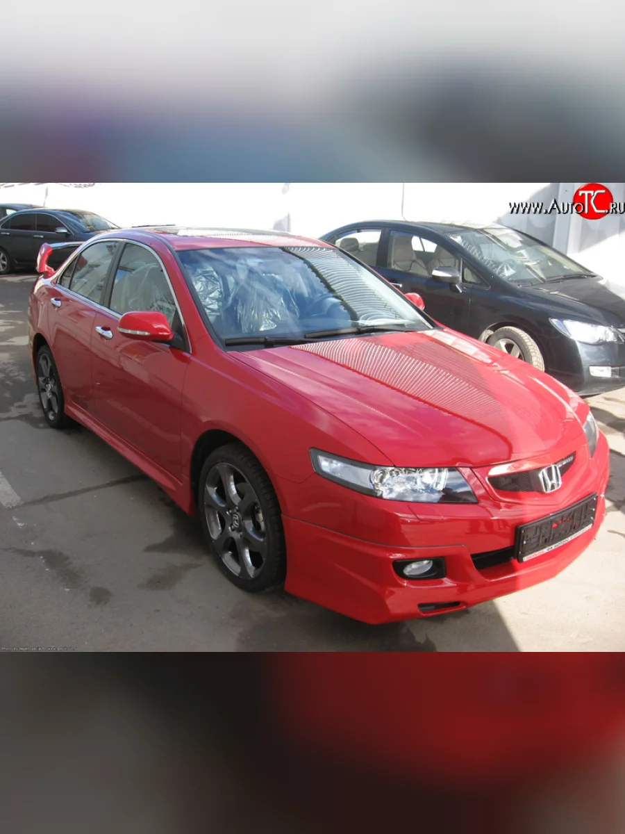 Решётка радиатора Mugen  Honda Accord (2005-2008) 7 CL, 7 CM (Без сетки, Неокрашенная)  с доставкой в г. Керчь