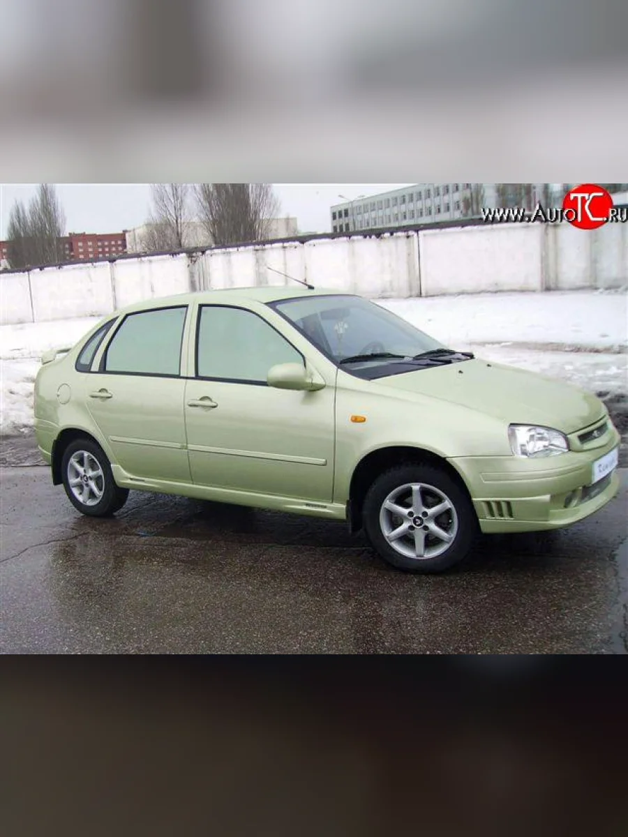 Комплект молдингов (4 шт.) Камея на двери  Лада ВАЗ  Калина ( 1118,  1117,  1119), Калина Спорт  1119 (Неокрашенные)  с доставкой в г. Керчь