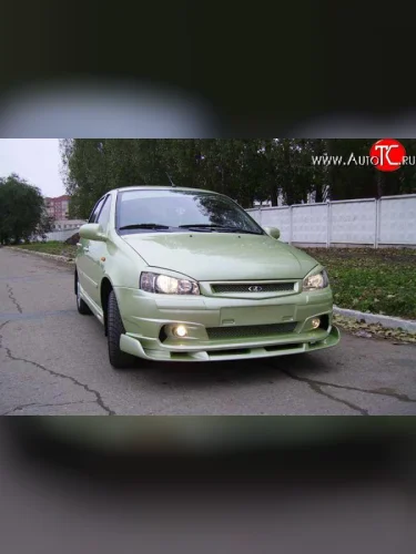 Спойлер переднего бампера Камея-Спорт Лада ВАЗ Калина 1118 седан (2004-2013)