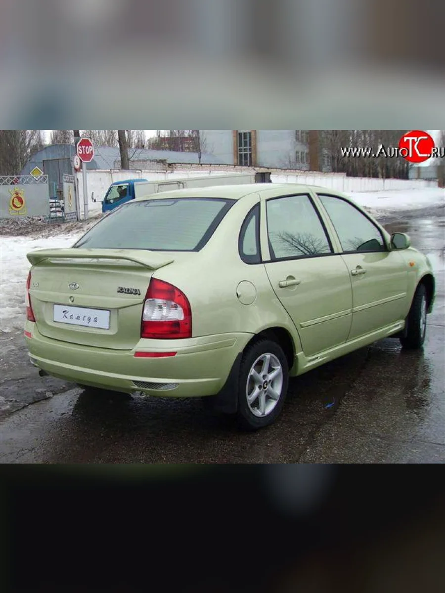 Спойлер Камея Лада ВАЗ Калина 1118 седан (2004-2013) (Неокрашенный)  в Самаре Самарской области
