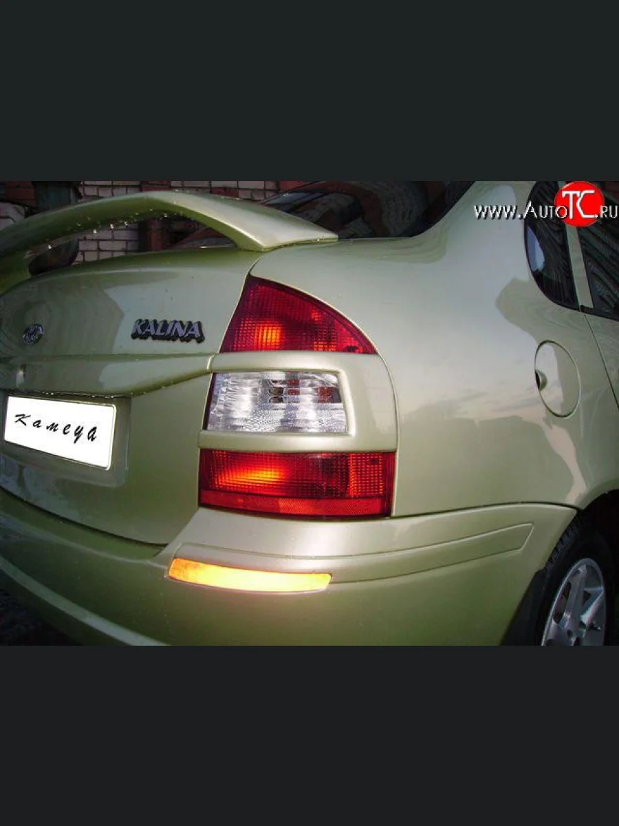 Накладки задних фонарей Камея  Лада ВАЗ Калина (2004-2013) 1118 (Неокрашенные)  в Воронеже Воронежской области