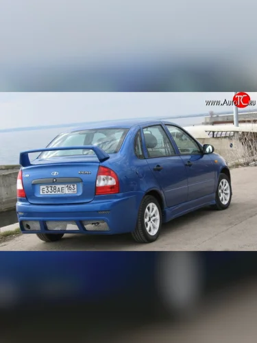Задний бампер Кубок DM Лада ВАЗ Калина  1118 (2004-2013) седан