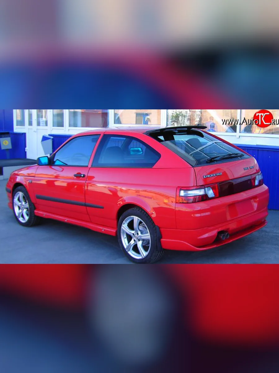 Накладка SVR на задний бампер  Лада ВАЗ 2112 (1999-2009) (Неокрашенная)  с доставкой в г. Керчь