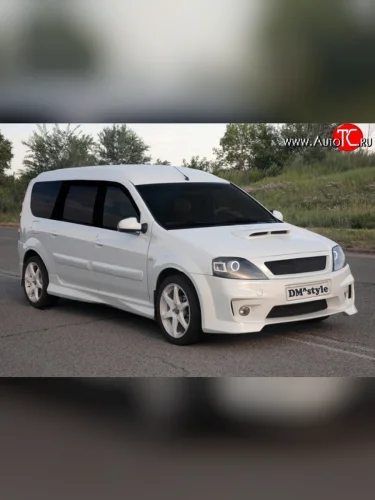 Передний бампер DMstyle Лада ВАЗ Ларгус (2012-2021) дорестайлинг R90